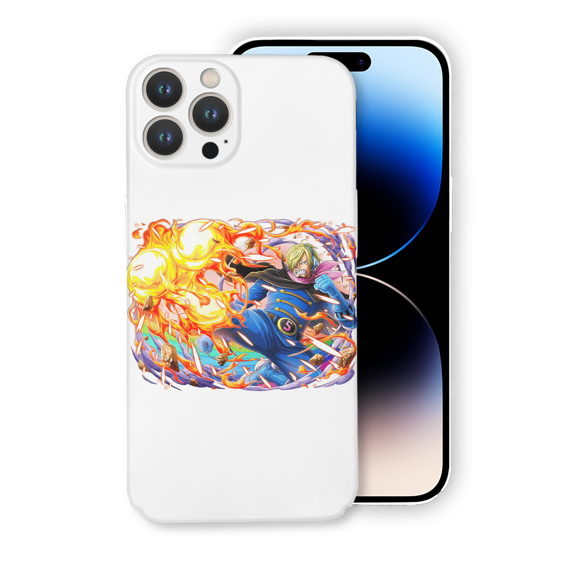 （画像用） ワンピース サンジ ONE PIECE Sanji 【iPhone 14シリーズ対応】ハードケース